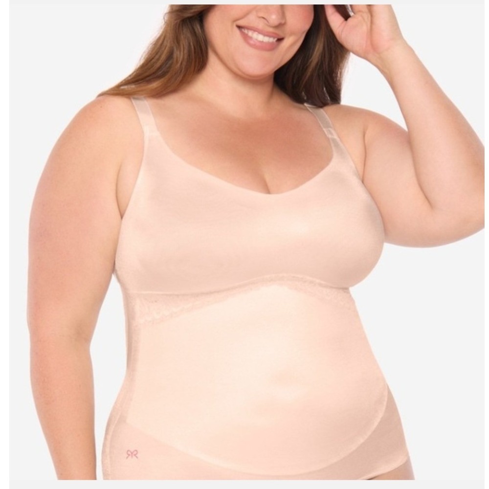 Ruby Ribbon Ultimate Cami Lace Trim Beige Skin Tone Tan Shapewear 3024 46